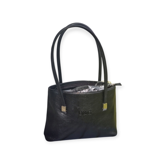 D&G Handbags - Dolce & Gabbana Elegant Black Shoulder Bag Women Small